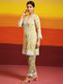 Sahiba bali in Samma Chikankari Co-ord set in Cotton for Women- Cream